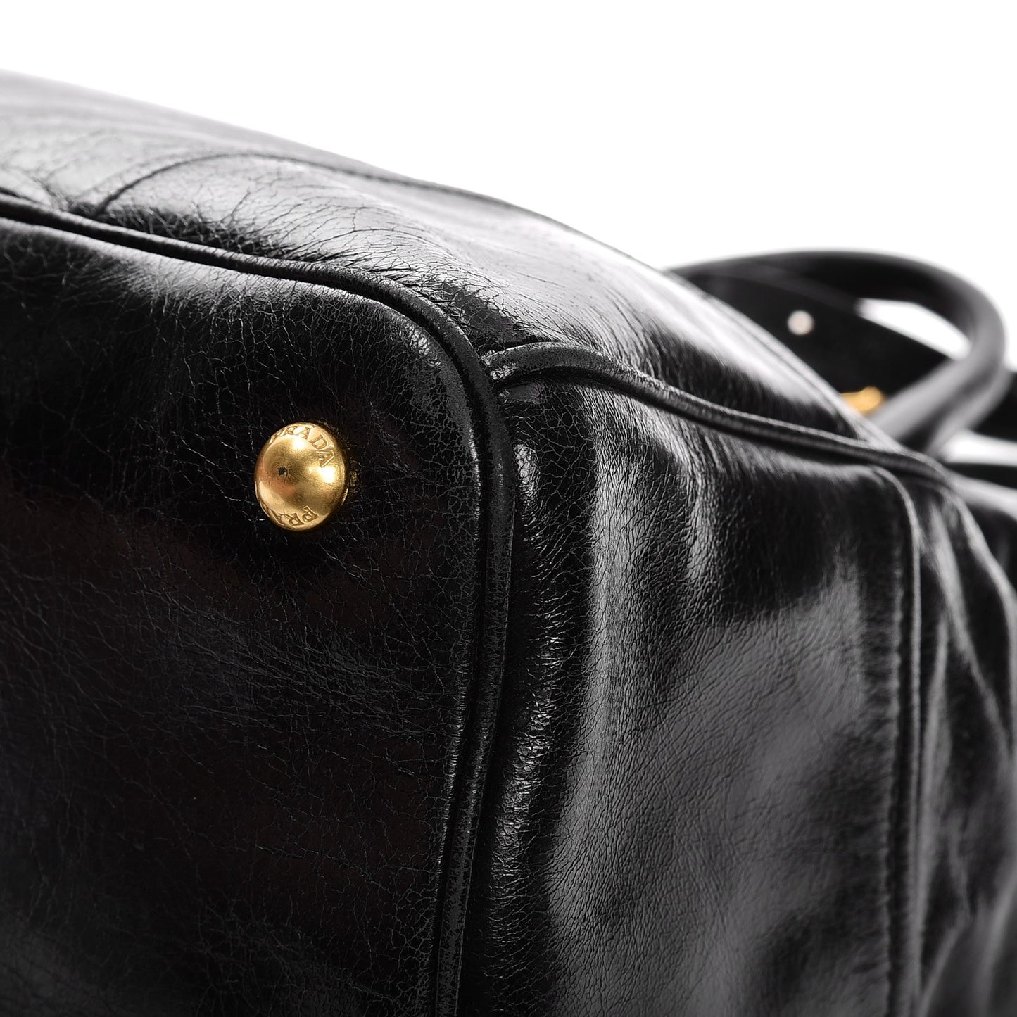 Vitello Shine Tote Nero Black