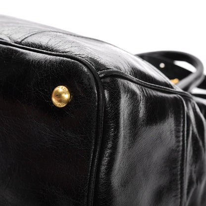 Prada Vitello Shine Tote Nero Black 10 of 12