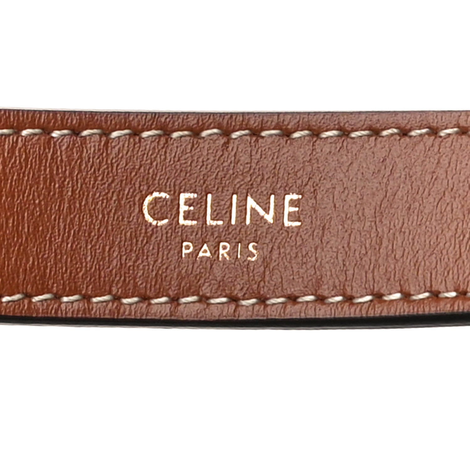 Celine Canvas Calfskin Ava Triomphe Shoulder Bag White 5 of 8