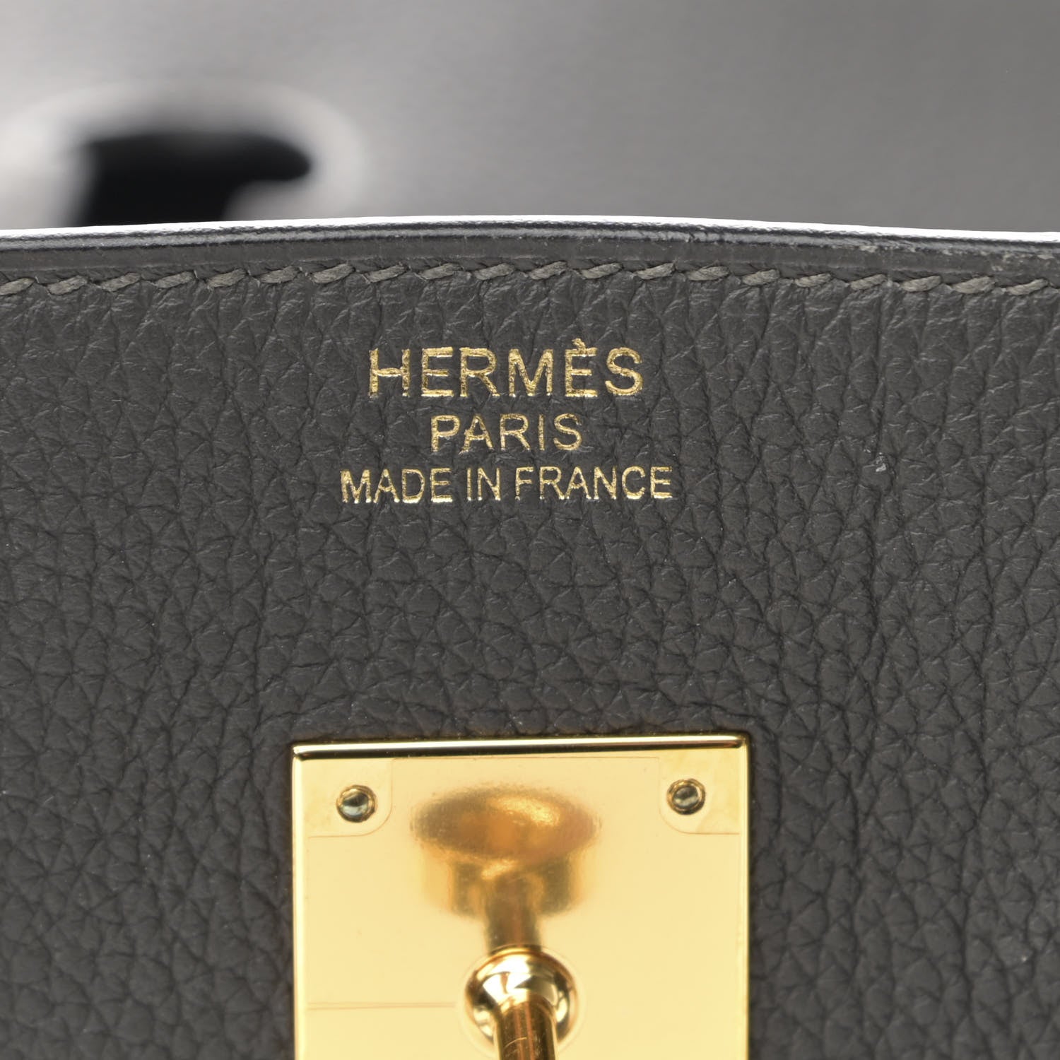 Hermes Togo Birkin 35 Etain 6 of 17