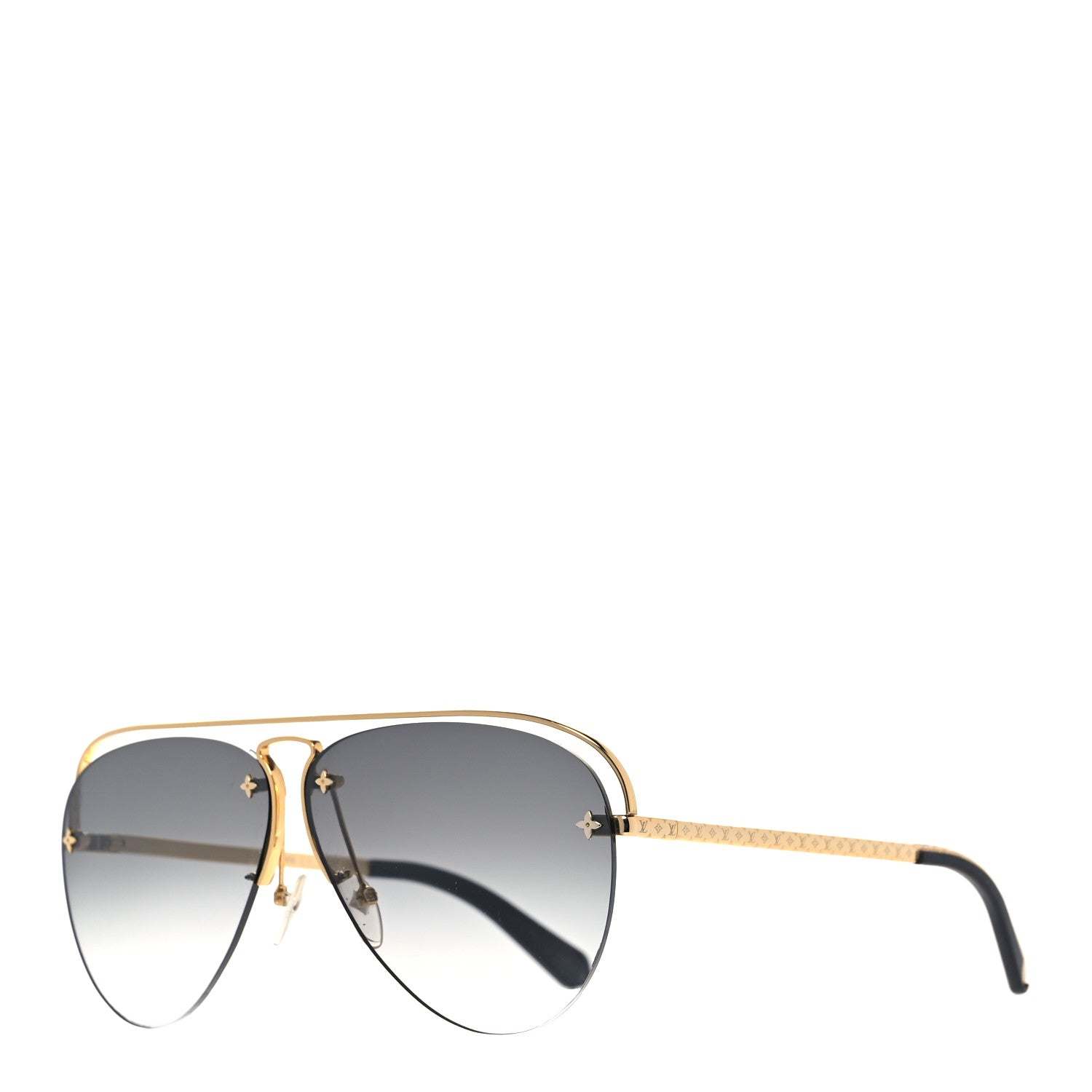Louis Vuitton Monogram Grease Gradient Sunglasses Z1045W 1 of 9