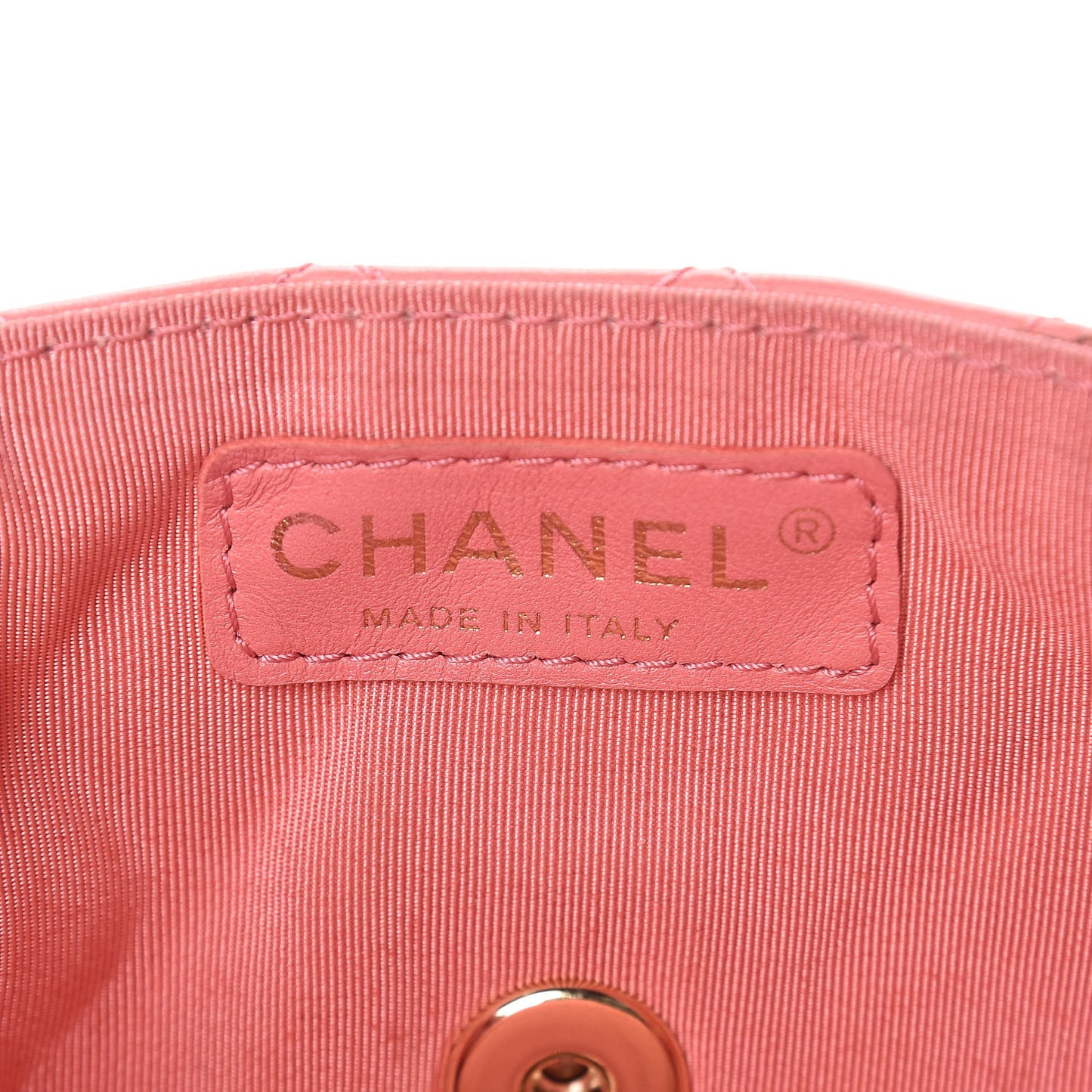 Lambskin East West Valentine Charms Flap Pink