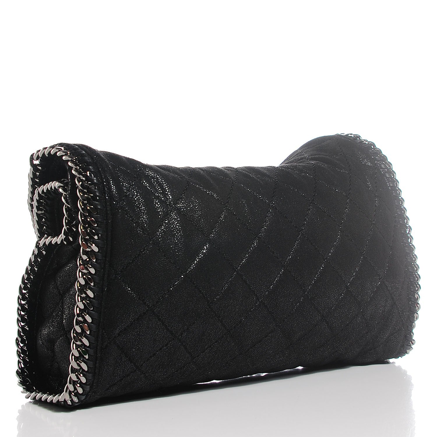 Stella McCartney Shaggy Deer Quilted Small Falabella Tote Black 12 of 18