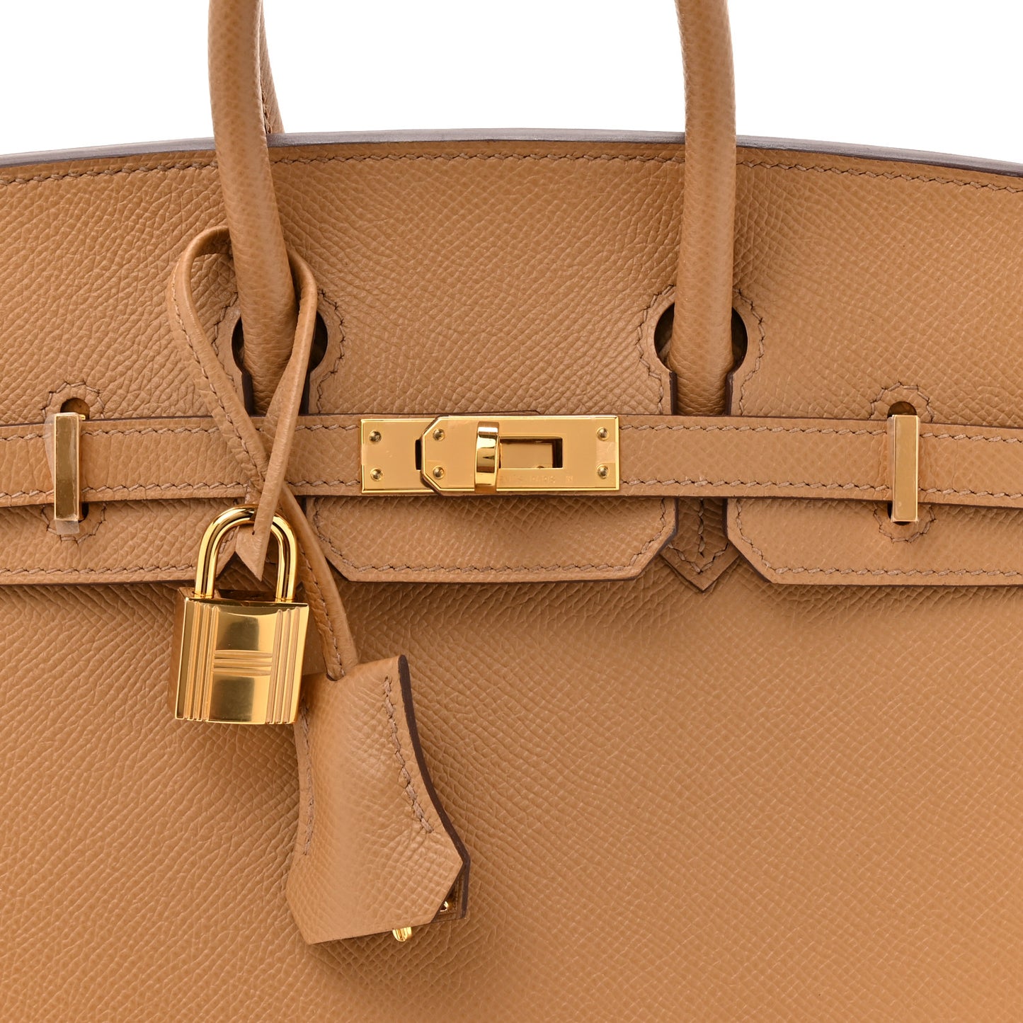 Epsom Birkin Sellier 25 Biscuit