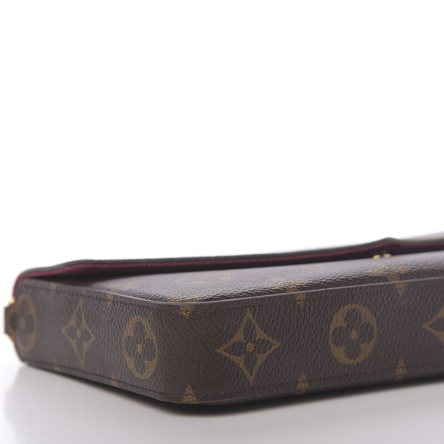 Louis Vuitton Monogram Pochette Felicie Chain Wallet Fuchsia 7 of 10