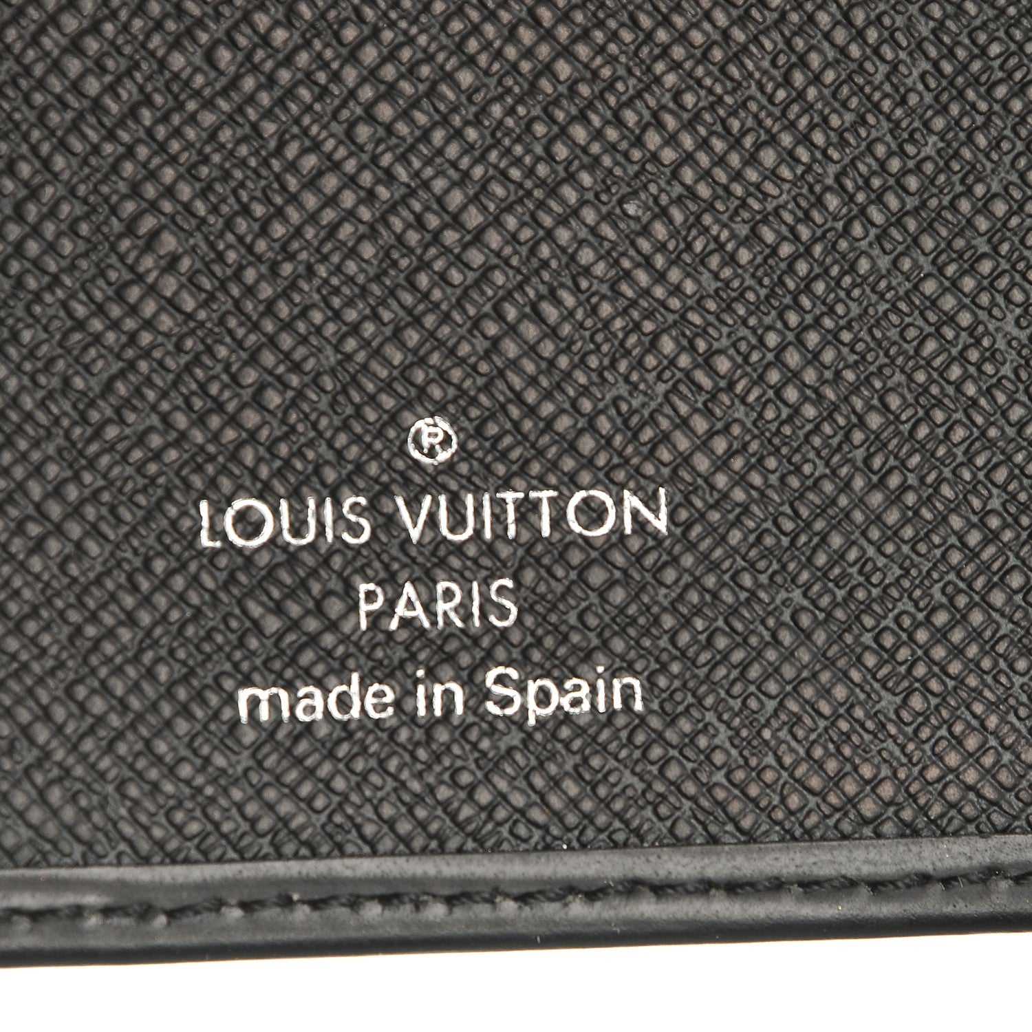 Louis Vuitton Epi Checkbook Cover Black 6 of 8