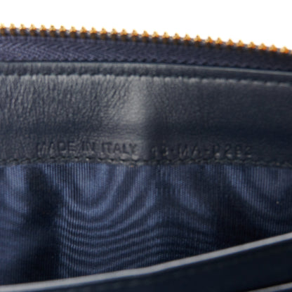 Christian Dior Oblique 30 Montaigne Zip Around Wallet Blue 8 of 10