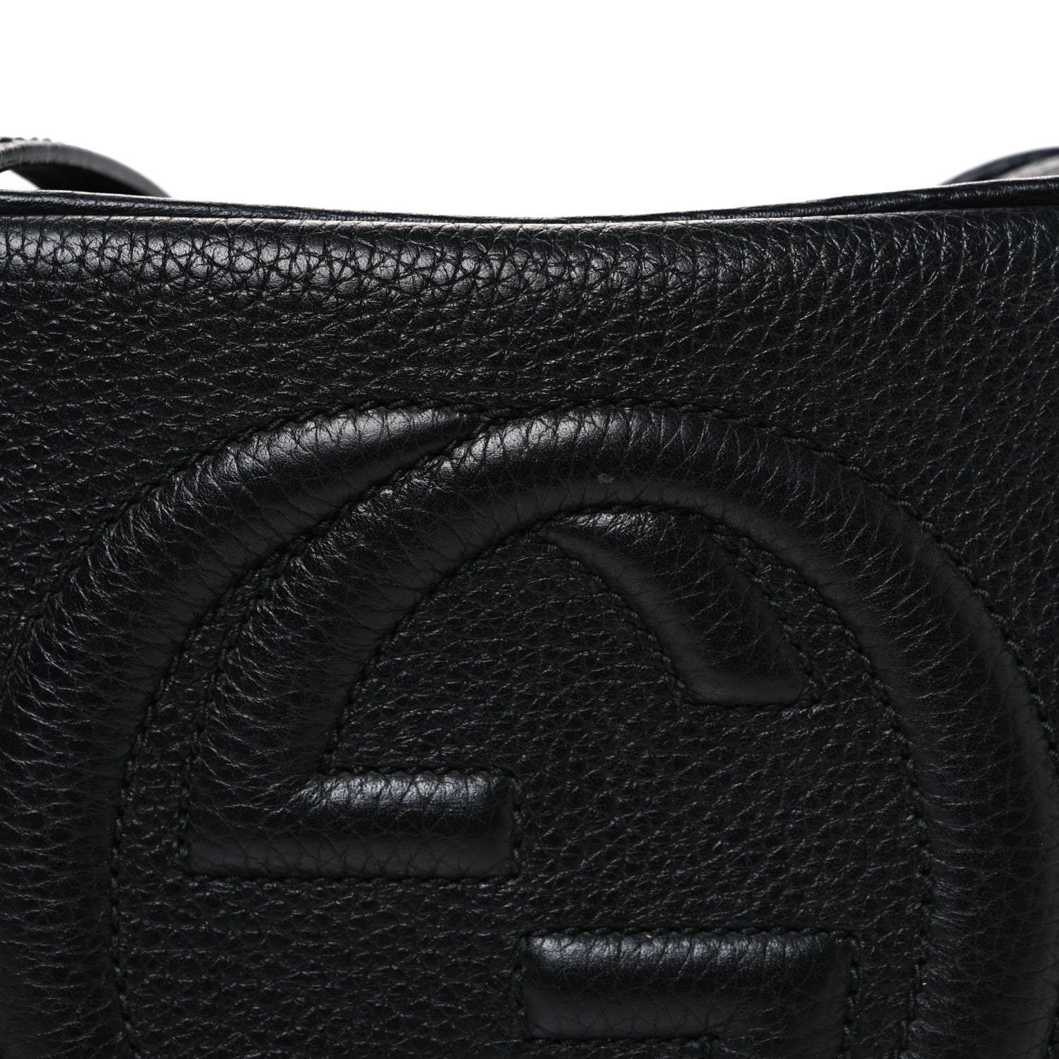 Gucci Pebbled Calfskin Small Soho Disco Bag Black 8 of 12