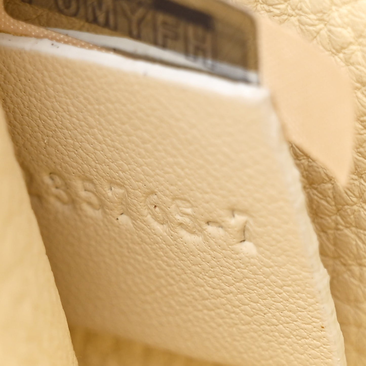 Calfskin Marcie Chain Flap Bag Misty Ivory