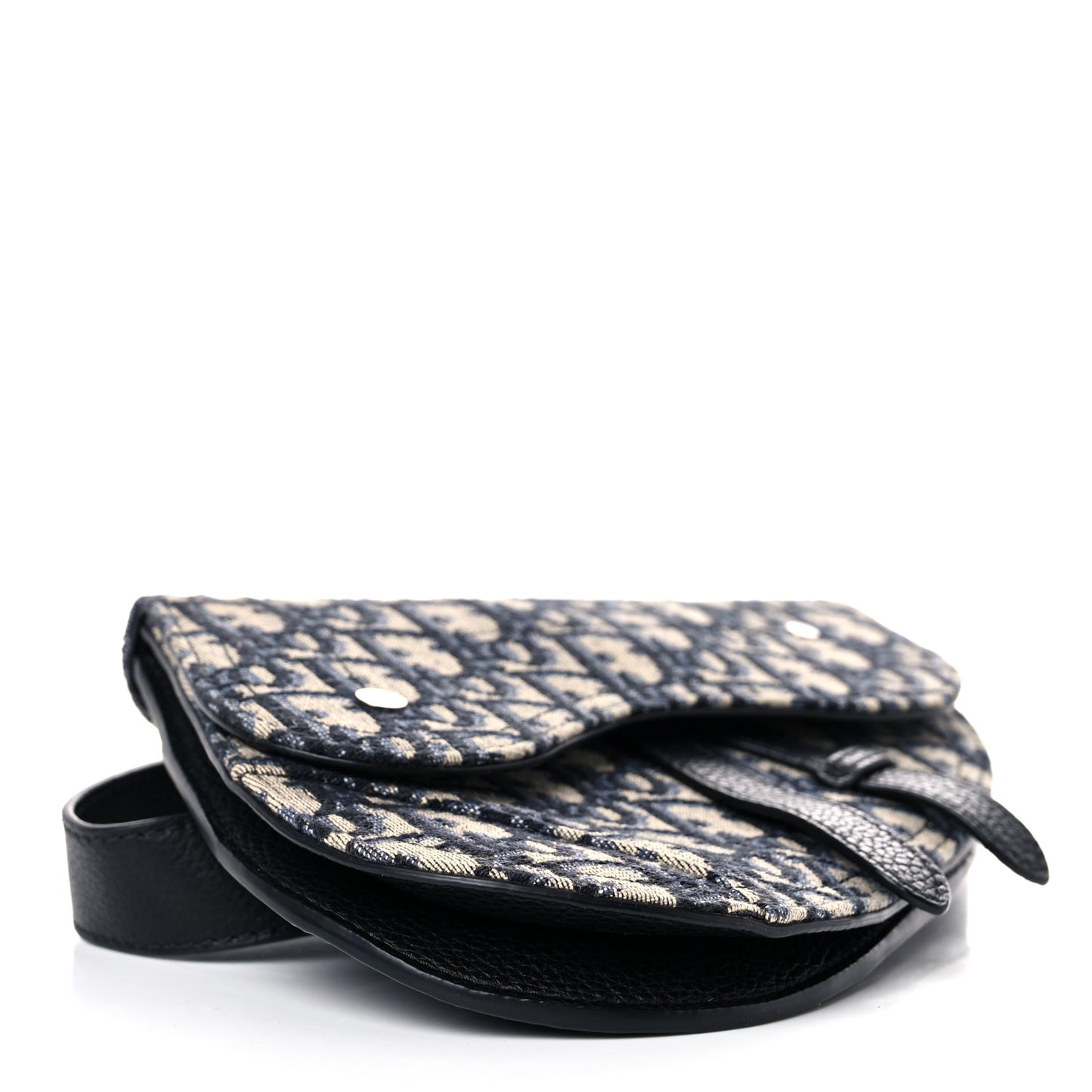 HOMME Oblique Saddle Belt Bag Blue