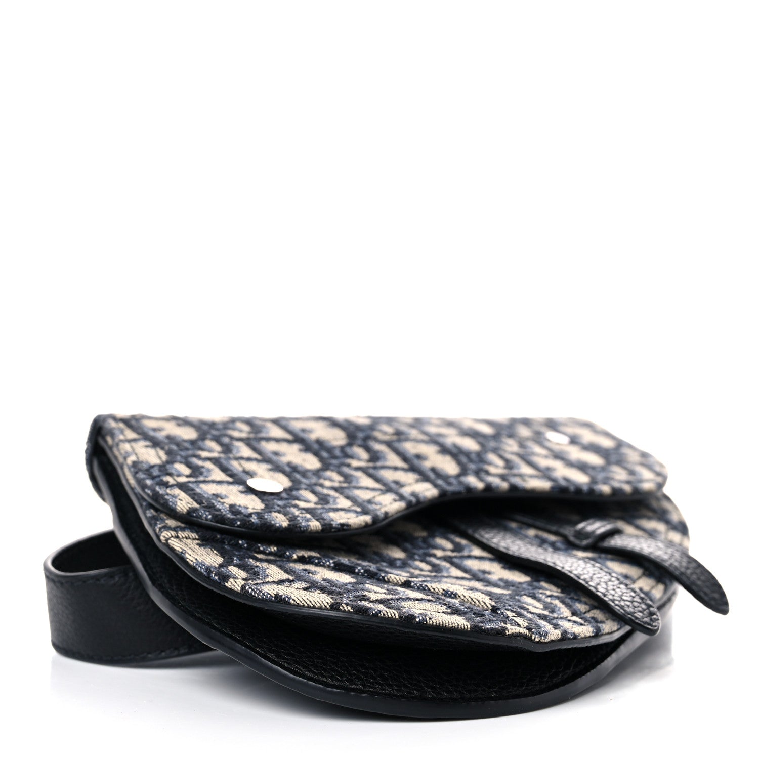 Christian Dior HOMME Oblique Saddle Belt Bag Blue 3 of 8