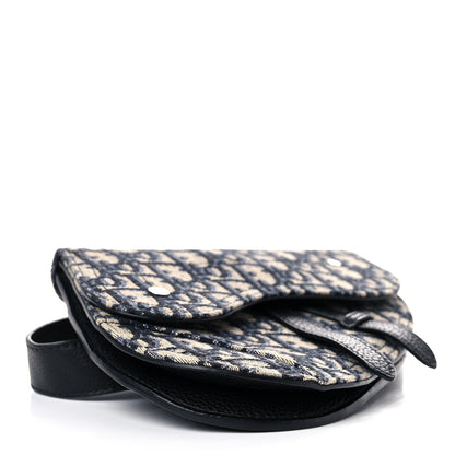Christian Dior HOMME Oblique Saddle Belt Bag Blue 3 of 8