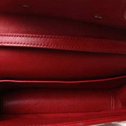 Valentino Garavani Toile Iconographe Goatskin Vlogo Small Loco Shoulder Bag Natural Rosso Valentino 5 of 10