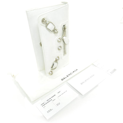 Balenciaga Agneau Giant Money Wallet White 3 of 7