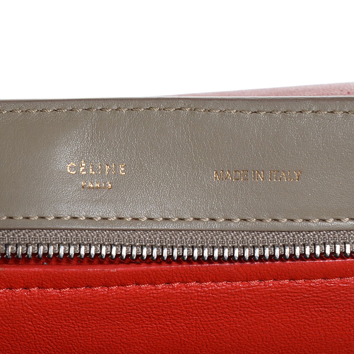 Smooth Calfskin Suede Medium Tri-Color Trapeze