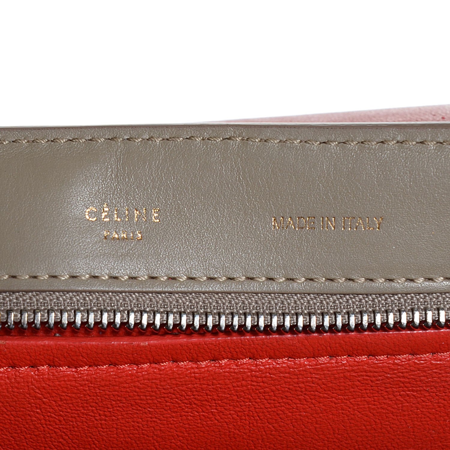 Celine Smooth Calfskin Suede Medium Tri-Color Trapeze 17 of 18