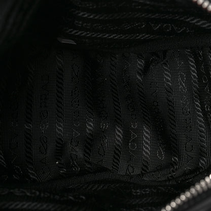 Prada Grace Lux Triangle Shoulder Bag Black 5 of 7
