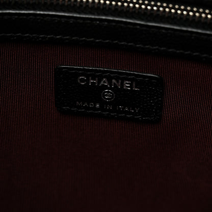 Chanel Caviar Quilted Medium Cosmetic Case Black 6 of 7