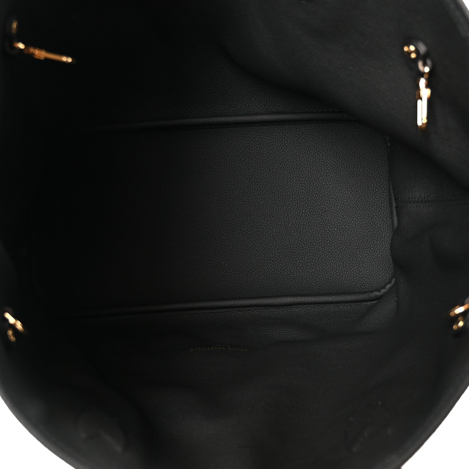 Louis Vuitton Monogram Calfskin Neo Neverfull Inside Out MM Black 6 of 11