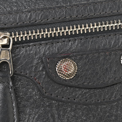 Balenciaga Agneau Giant 12 Silver Hardware Money Wallet Gris Fossile 9 of 11