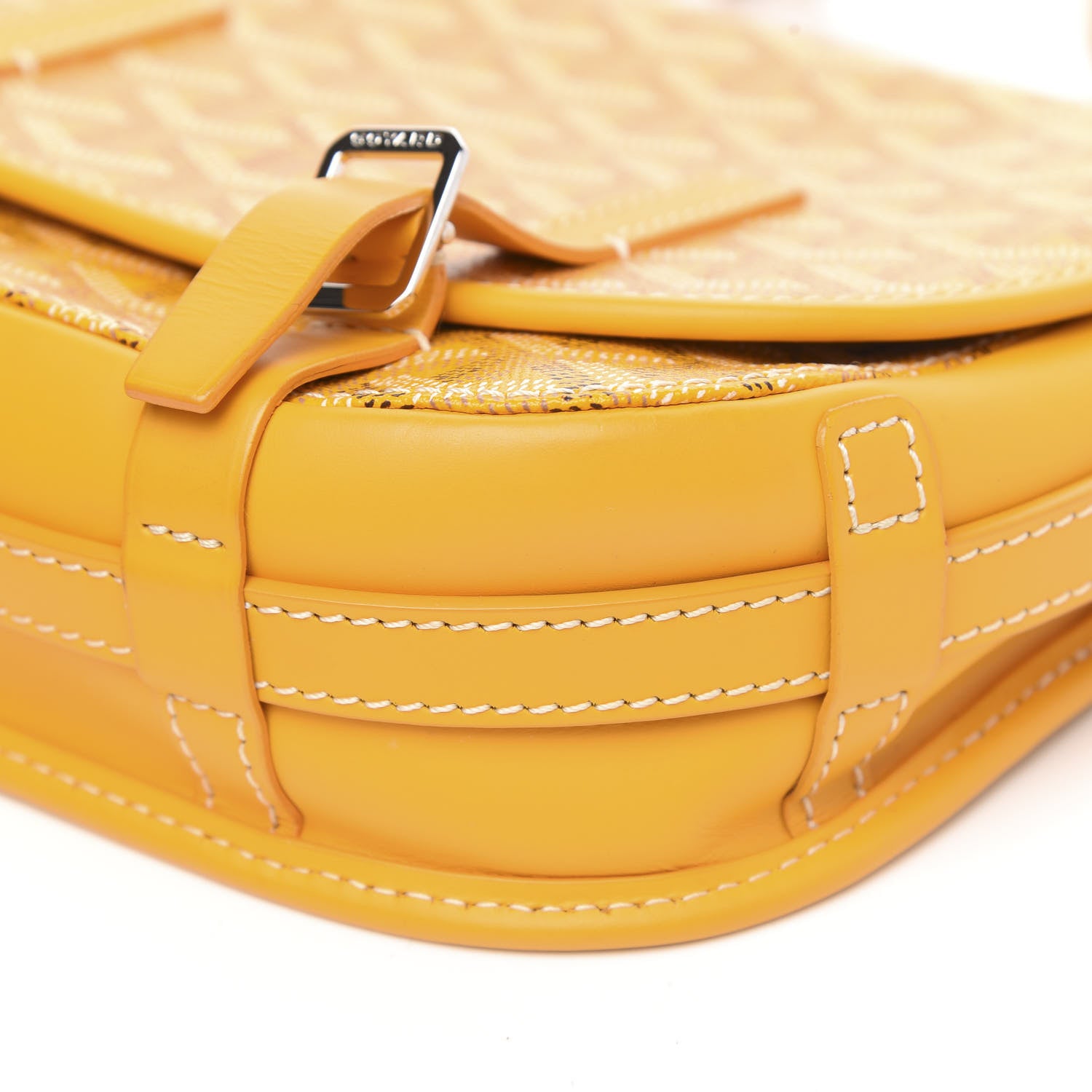 Goyard Goyardine Belvedere PM Messenger Bag Yellow 8 of 11