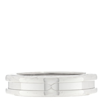 Bulgari 18K White Gold B.Zero1 One-Band Ring 49 5 1 of 4