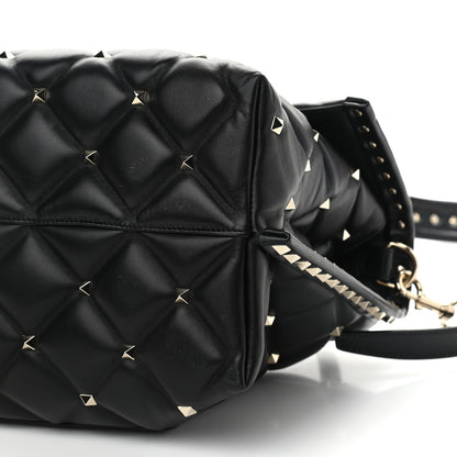 Valentino Garavani Nappa Large Candystud Top Handle Bag Black 9 of 9