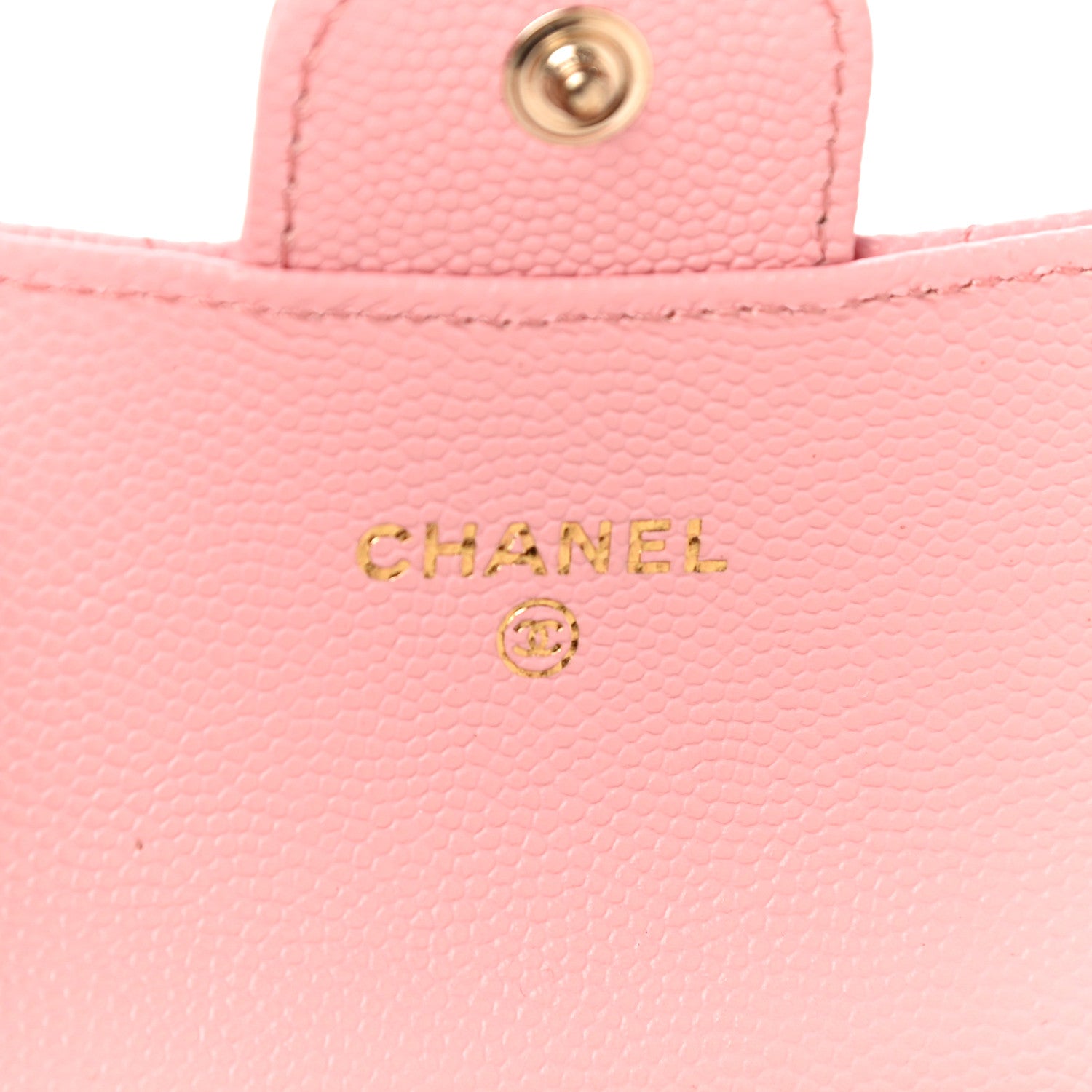 Chanel Caviar Quilted Flap Card Holder Wallet Pink 6 of 12