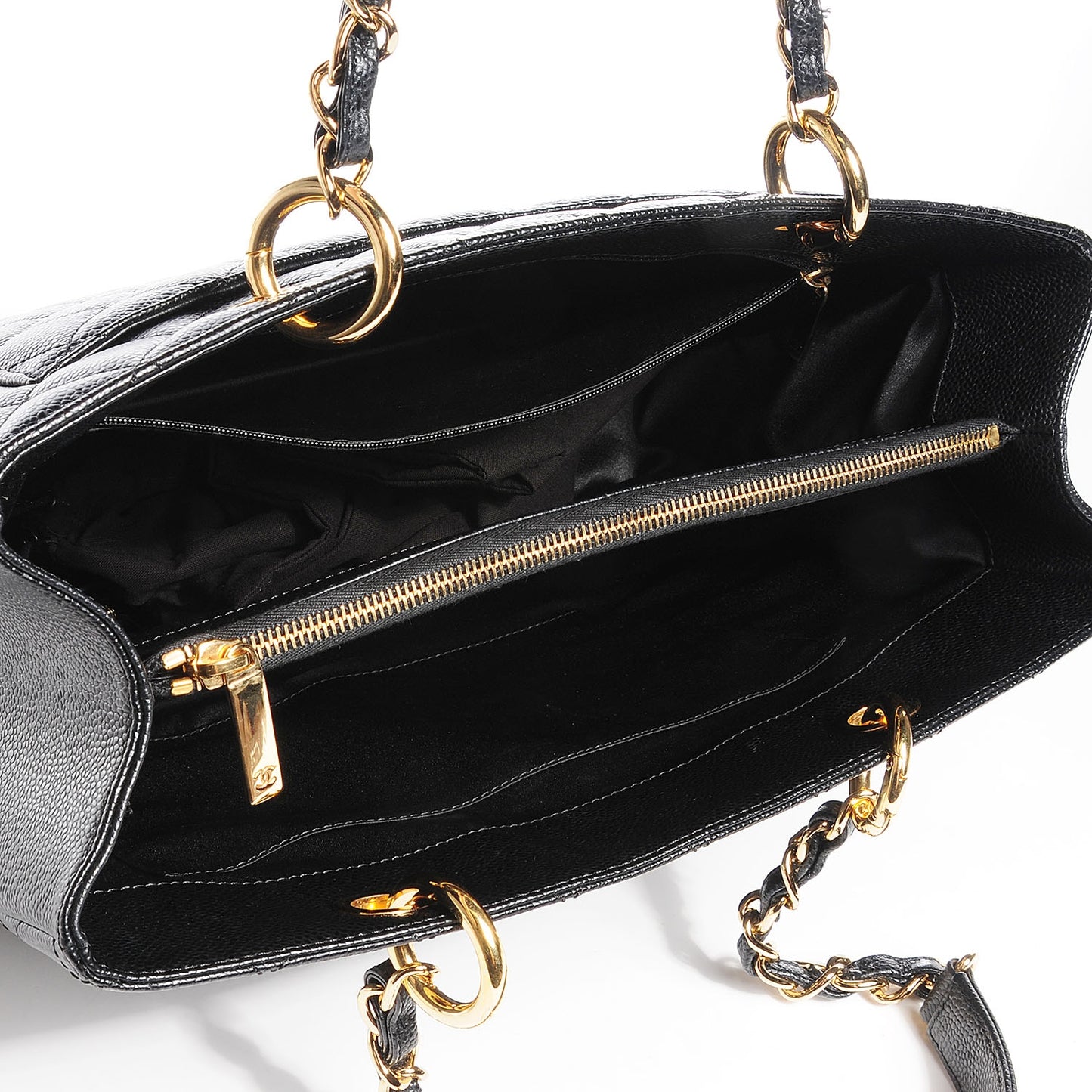 Caviar Grand Shopping Tote GST Black