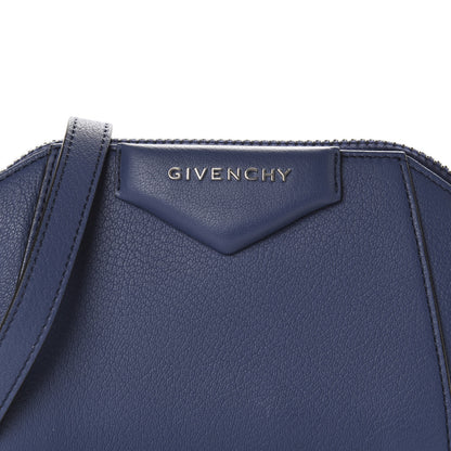 Givenchy Sugar Goatskin Nano Antigona Midnight Blue 9 of 9