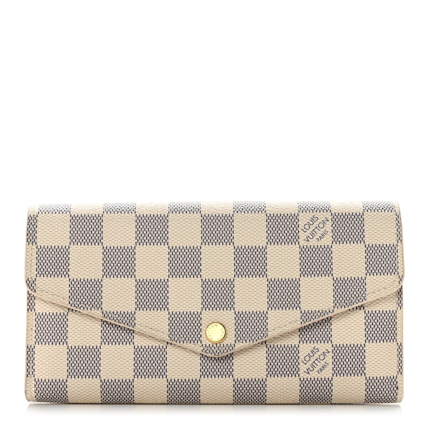 Louis Vuitton Damier Azur Sarah Wallet NM 1 of 8