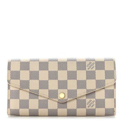 Louis Vuitton Damier Azur Sarah Wallet NM 1 of 8