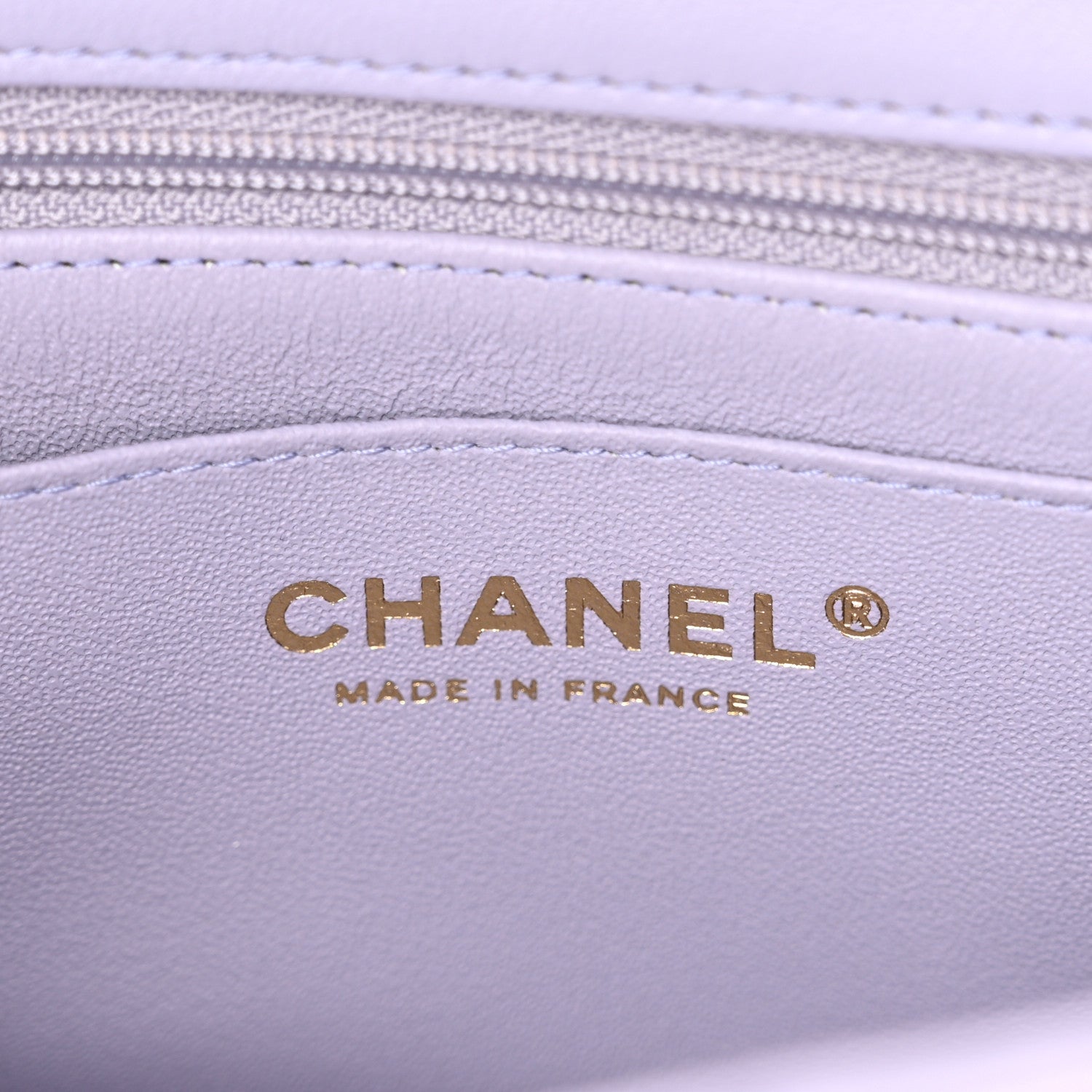 Chanel Lambskin Quilted Mini Top Handle Rectangular Flap Light Purple 6 of 11