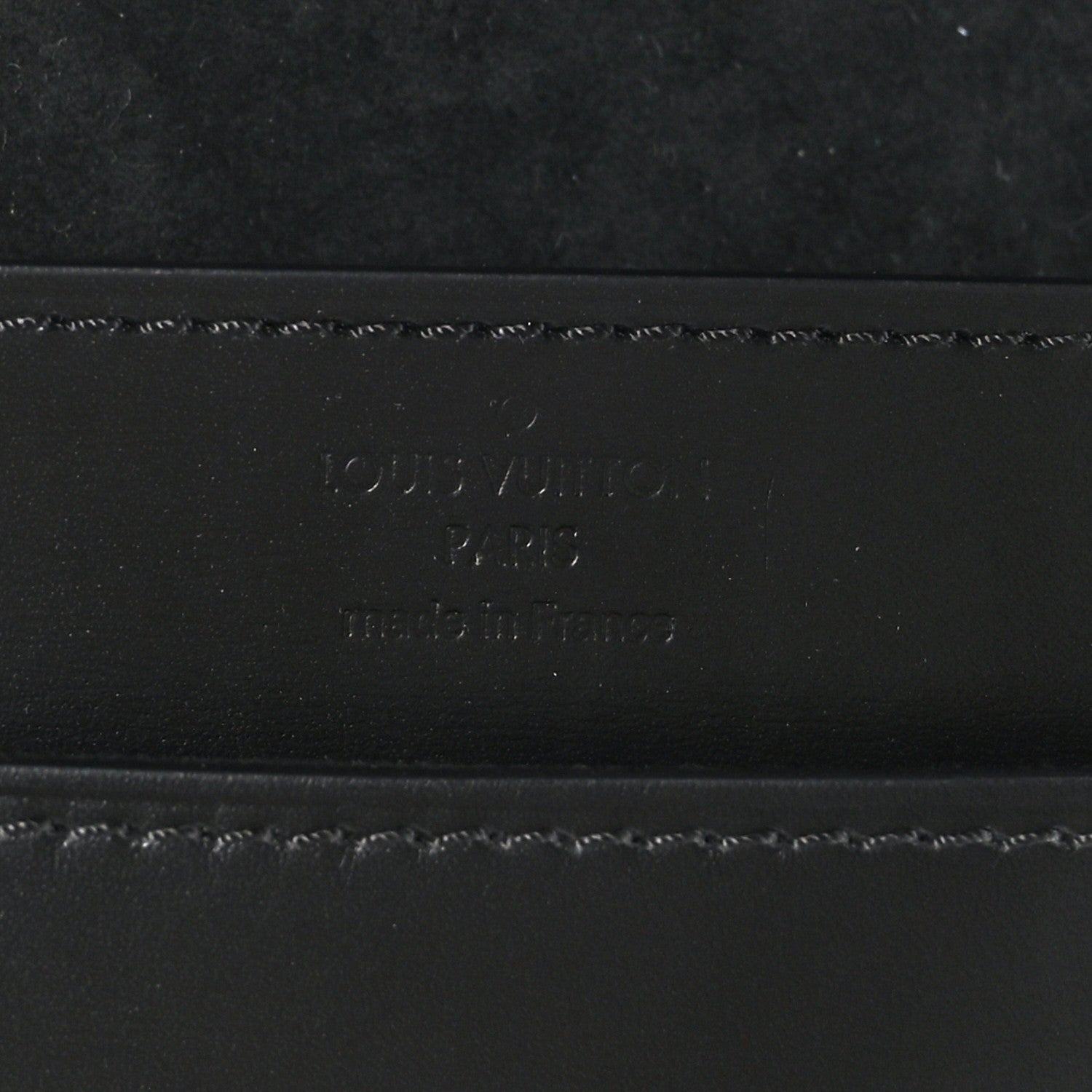 Louis Vuitton Calfskin Chain Louise GM NM Black 6 of 8