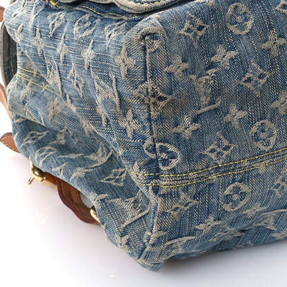 Louis Vuitton Denim Sac a Dos Backpack GM Blue 8 of 11
