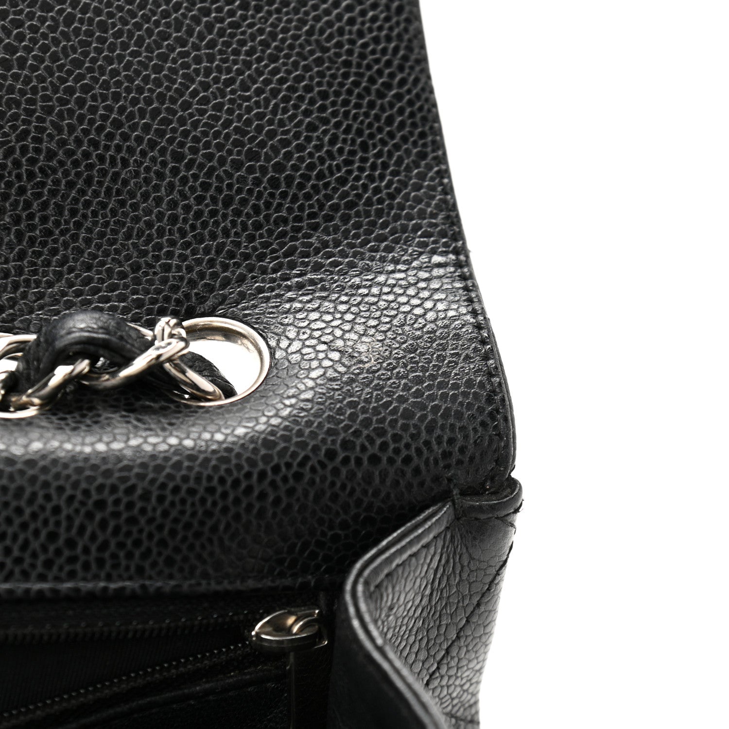 Chanel Caviar Quilted Jumbo Single Flap Black 20 of 20