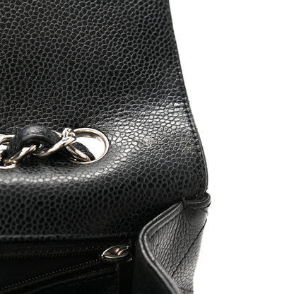 Chanel Caviar Quilted Jumbo Single Flap Black 20 of 20