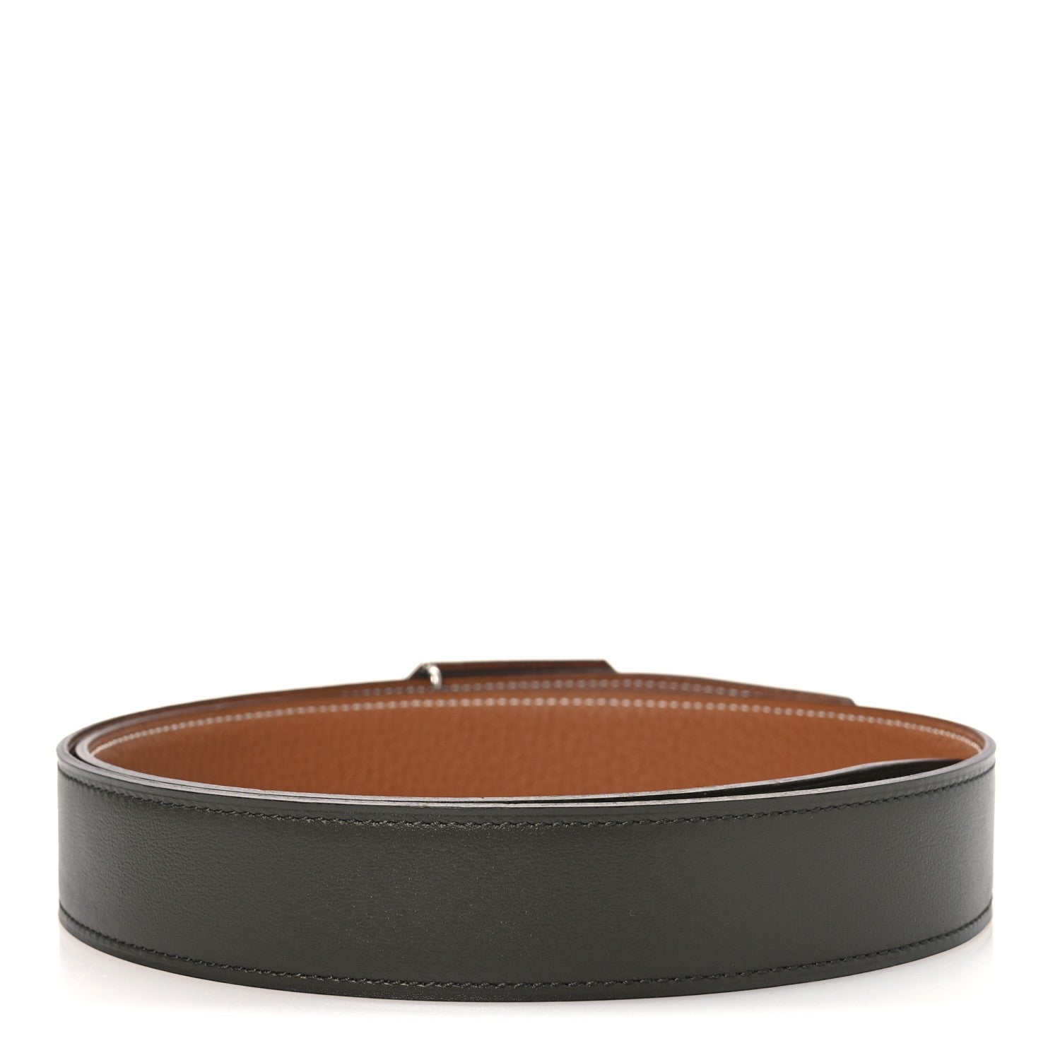 Hermes Box Togo 32mm Neo Kelly Belt 85 34 Vert De Gris Gold 2 of 6