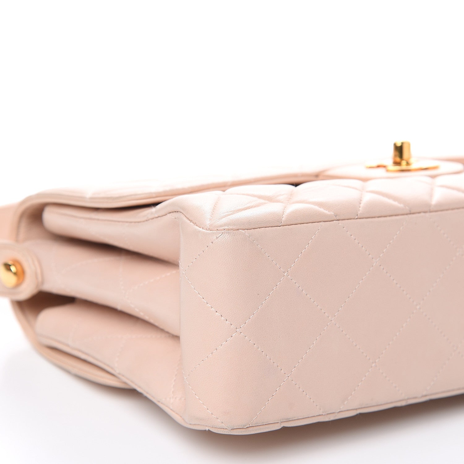 Chanel Lambskin Quilted Medium Double Sided Flap Light Pink 10 of 16