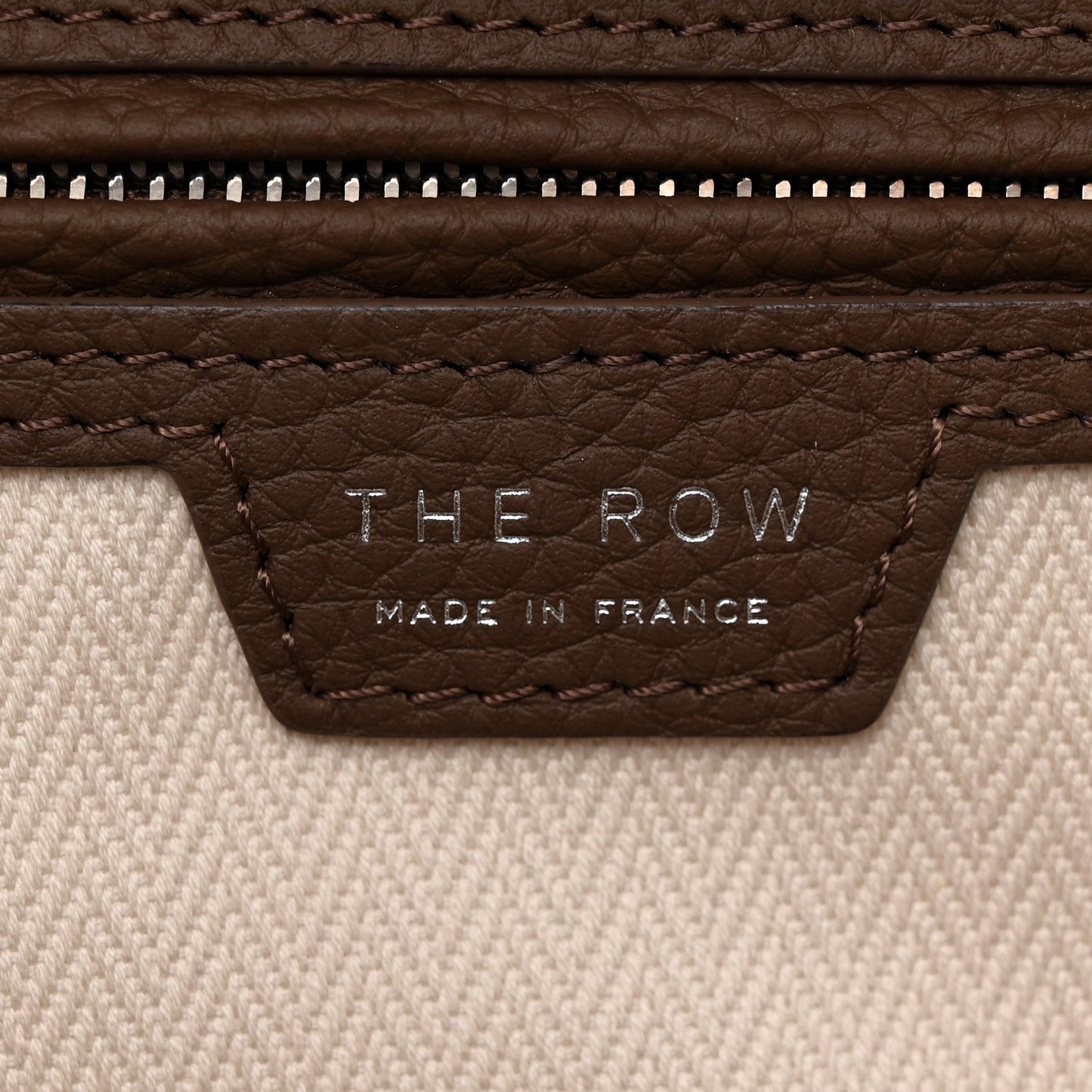 Matte Grained Calfskin Marlo 14 Dark Olive