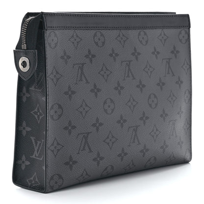 Louis Vuitton Monogram Eclipse Reverse Pochette Voyage MM 3 of 10