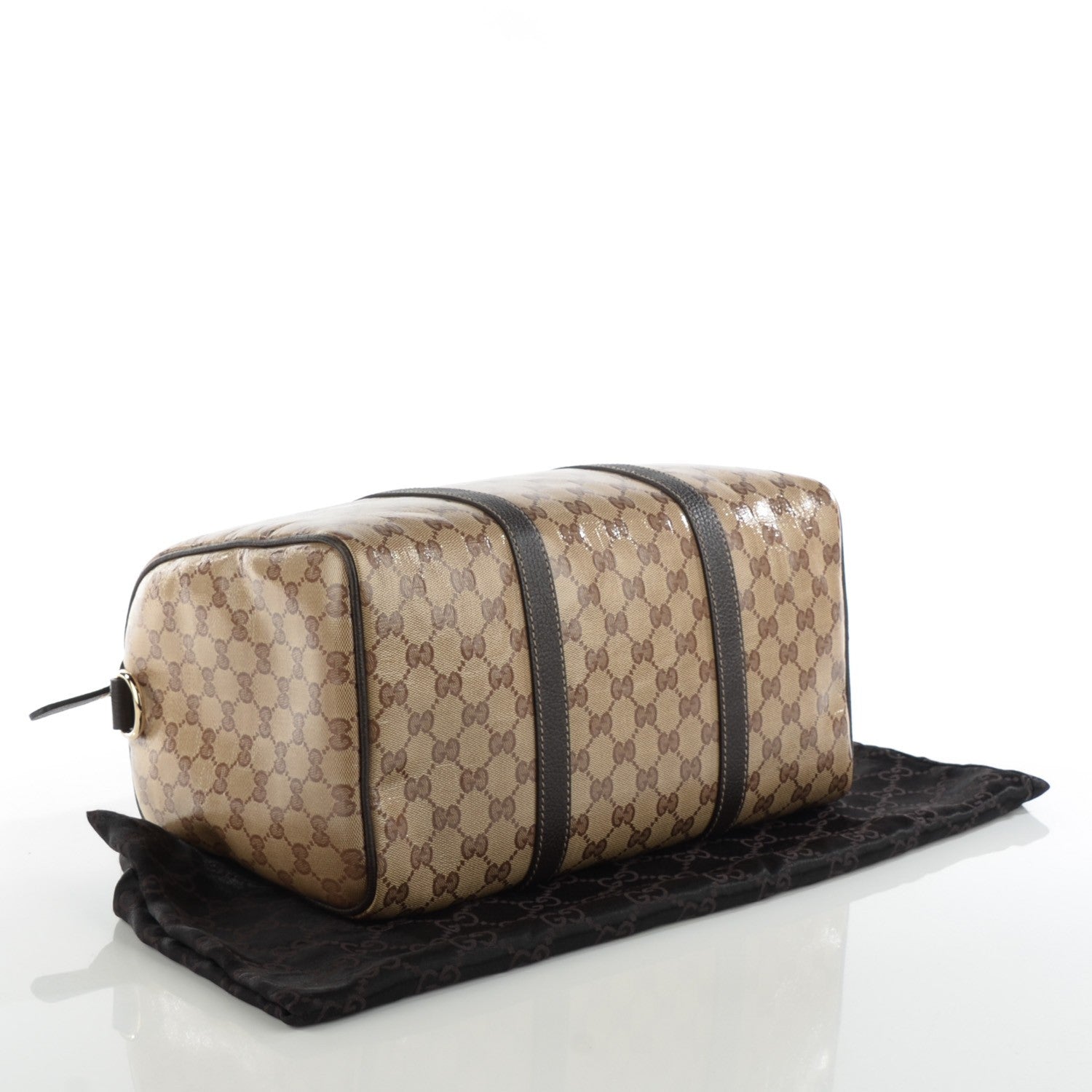 Gucci Crystal Monogram Medium Joy Boston Dark Brown 4 of 7