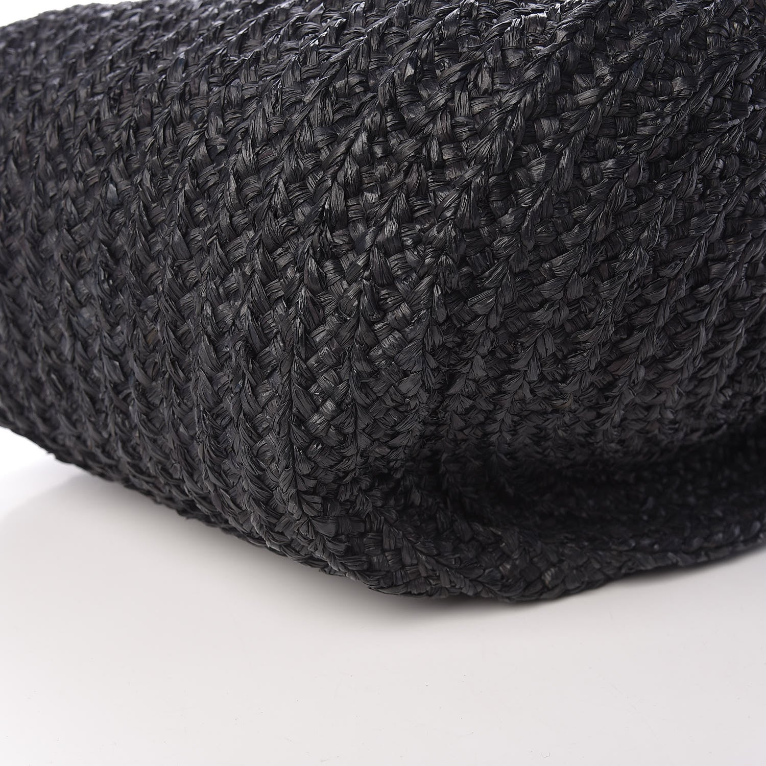 Saint Laurent Raffia Medium Panier Bag Black 8 of 14