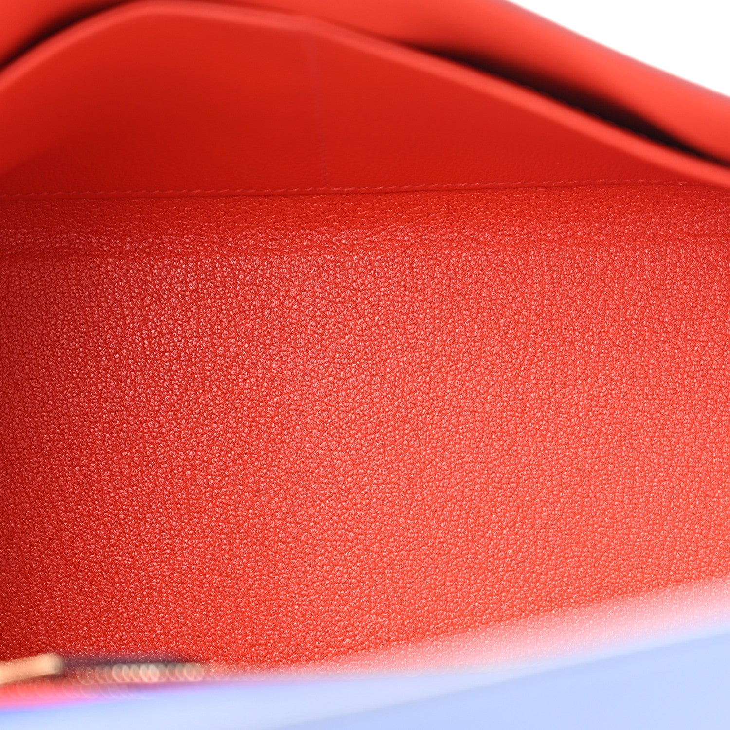 Hermes Evercolor Verso Kelly Retourne 28 Bleu Brighton Capucine 5 of 16