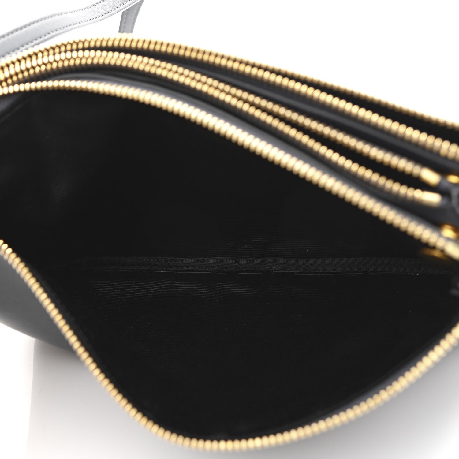 Celine Lambskin Large Trio Crossbody Bag Storm 7 of 12