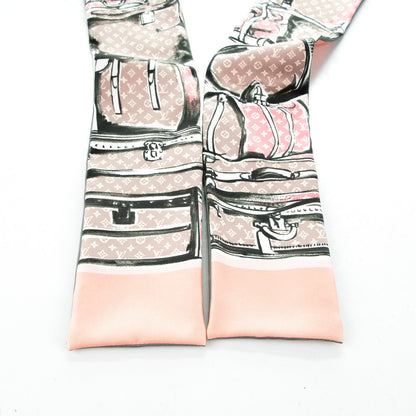 Louis Vuitton Silk Monogram Trunks Bandeau Rose Poudre 3 of 6