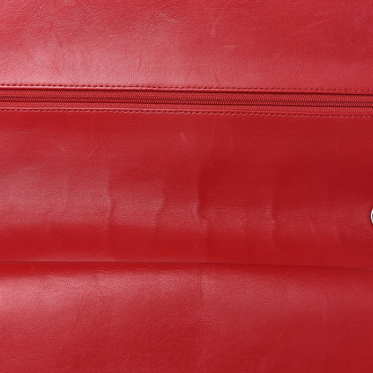 Chanel Patent Quilted Maxi Double Flap Red 10 of 29