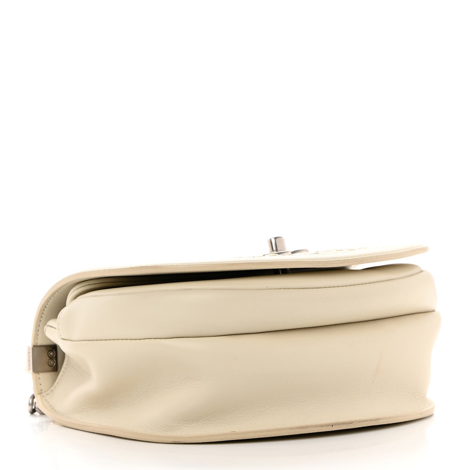Chanel Calfskin Coco Eyelets Small Flap Bag Ivory 4 of 16