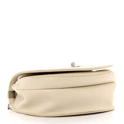Chanel Calfskin Coco Eyelets Small Flap Bag Ivory 4 of 16