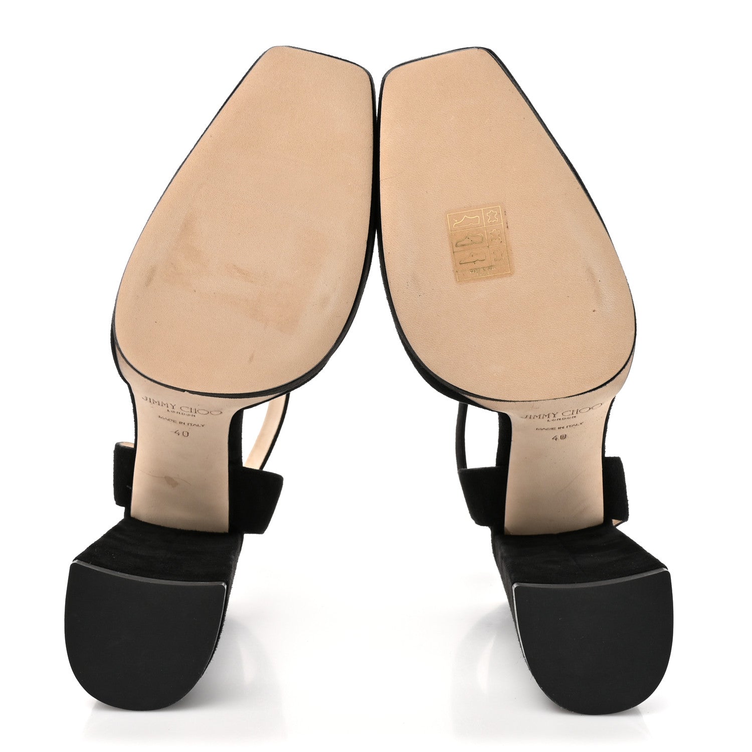 Jimmy Choo Suede Jinn 125 Pumps 40 Black 6 of 8